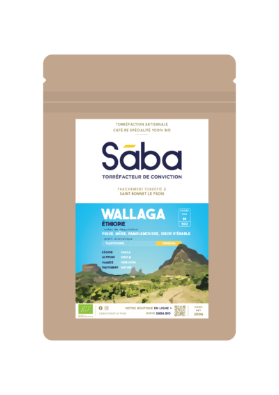 Saba torréfaction - packaging Éthiopie Wallaga