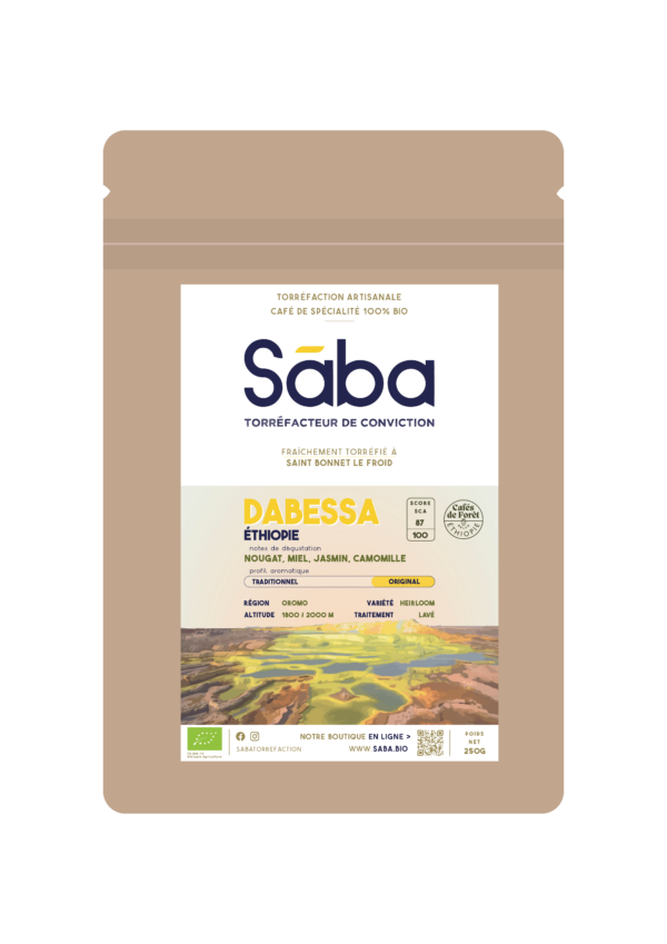 Saba torréfaction - packaging Éthiopie Dabessa