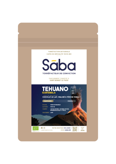 Saba torréfaction - packaging Tehuano - Guatemala