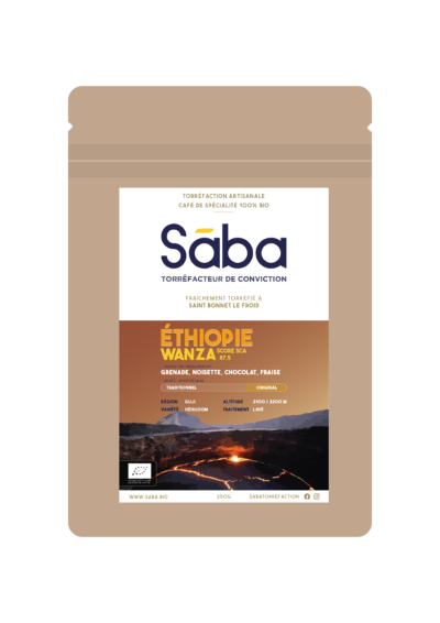 Saba torréfaction - packaging Ethiopie Wanza