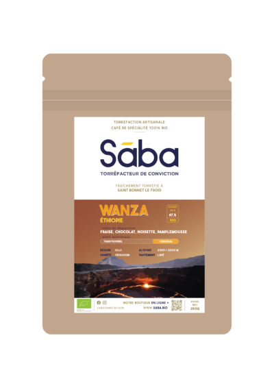 Saba torréfaction - packaging Éthiopie Wanza